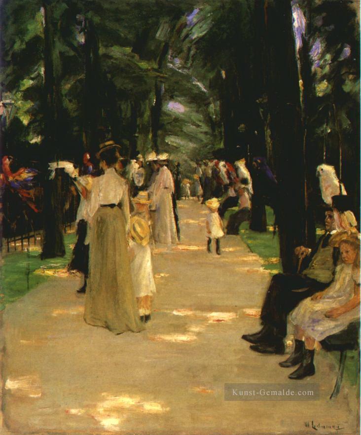 Papageienallee 1902 Max Liebermann deutscher Impressionismus Ölgemälde